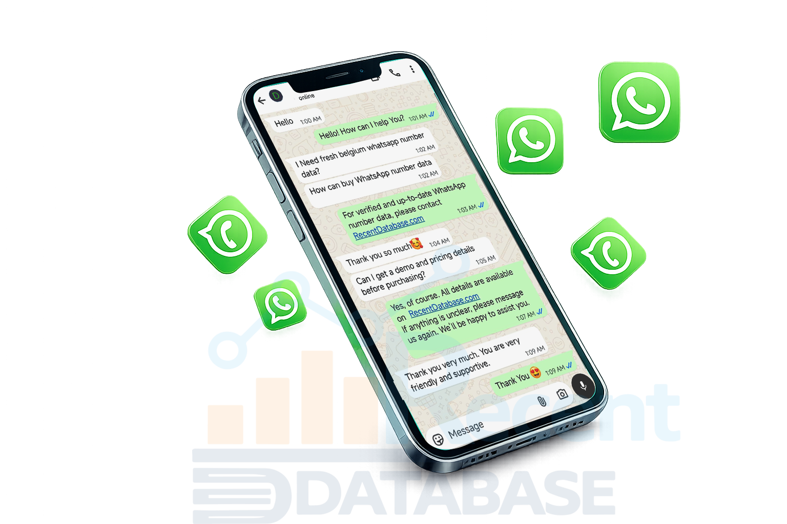 Whatsapp Nubmer Data